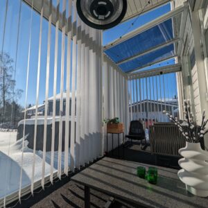 Lamelliverhot parvekkeelle ja terassille