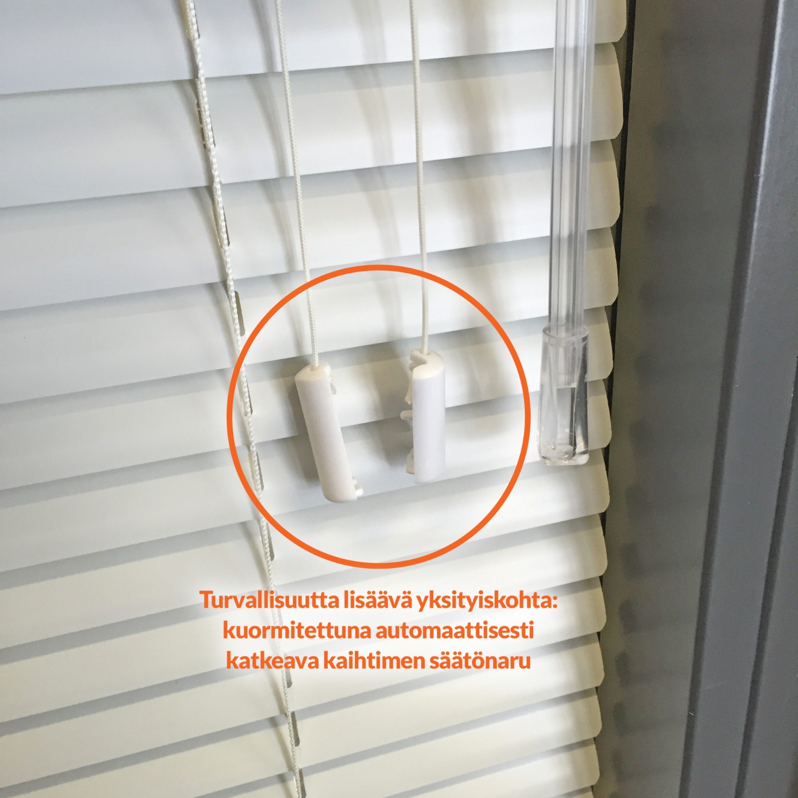 Alumiinisälekaihdin parvekkeen oveen - Image 4