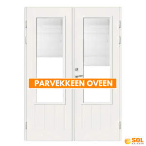 Alumiinisälekaihdin parvekkeen oveen