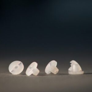 Alalistan pohjanappi Ø6,6mm väritön 5kpl